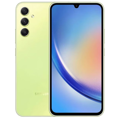 Samsung Galaxy A34 - 5G - Mobile Phone - Orange Jordan 