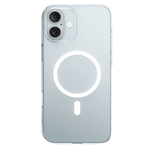 Phone Case for iPhone 16 Clear - Crystal Series - Orange Jordan