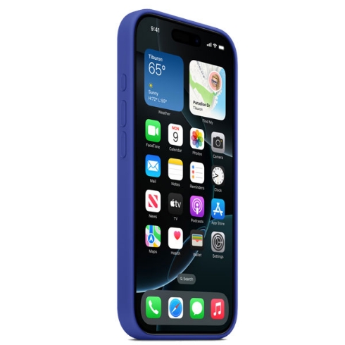 iPhone 16 Pro Silicone Case – Ultramarine - Orange Jordan
