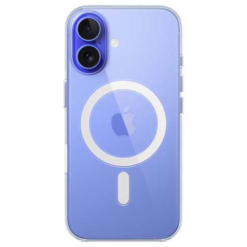 iPhone 16 Clear Case with MagSafe - Orange Jordan