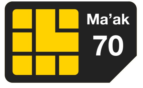 Buy Online Ma'ak 70 Mobile Phone Plan - Orange Jordan