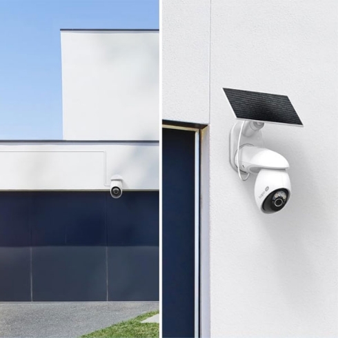 Outdoor Solar WiFi Camera - Best Price - Orange Jordan