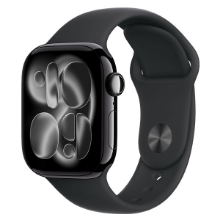 Apple Watch 11 GPS 42mm Aluminum Case with Black Sport Band