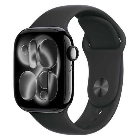 Apple Watch 11 GPS 42mm Aluminum Case with Black Sport Band