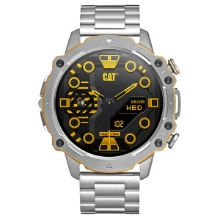 Caterpillar Smart Watch Silver with Metal Band
