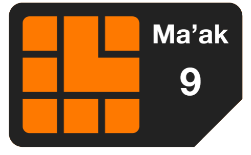 Ma'ak 9 Prepaid Mobile Phone Plan - Orange Jordan