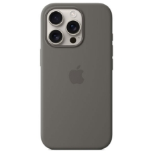iPhone 16 Pro Silicone Case – Stone Gray