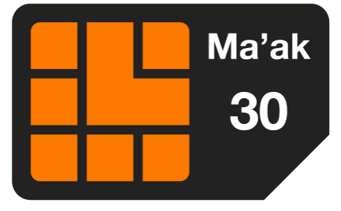 Buy Online Ma'ak 30 Mobile Phone Plan - Orange Jordan